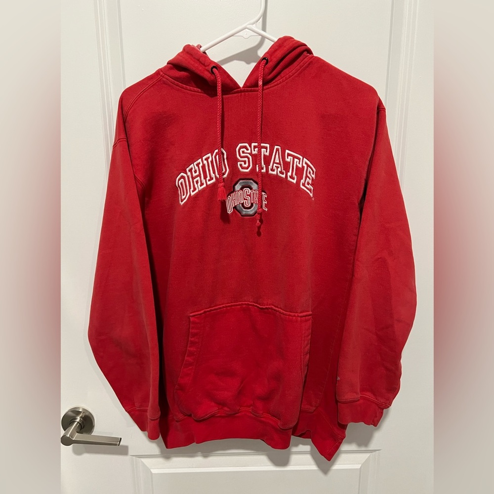 The Ohio State University Hoodie Vintage‎ - Red - Size Medium